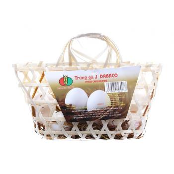 Trứng gà J-Dabaco giỏ 10 quả